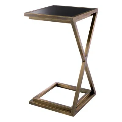 Eichholtz Cross Side Table In Black