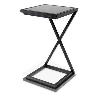 Eichholtz Cross Side Table In Black