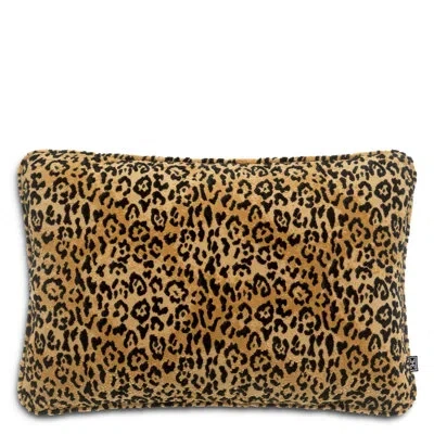 Eichholtz Cushion Diana Rectangular Bernard Leopard Camel In Animal Print