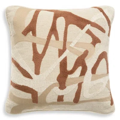 Eichholtz Cushion Saphira Square Orange I In Neutral