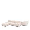 Eichholtz Dean 6 Piece Sectional Sofa In Boucle Cream