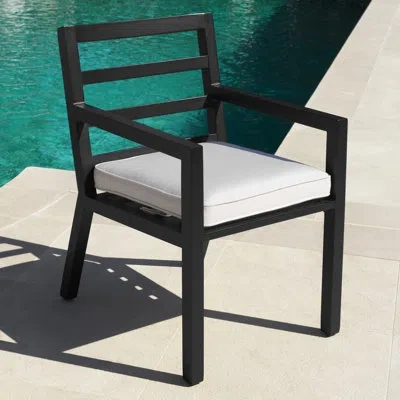 Eichholtz Delta Outdoor Dining Chair In Black