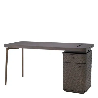 Eichholtz Desk Fiji In Woven Oak