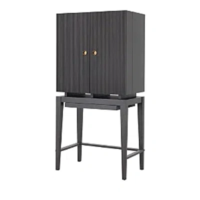 Eichholtz Dimitrios Wine Cabinet In Charcoal Gray