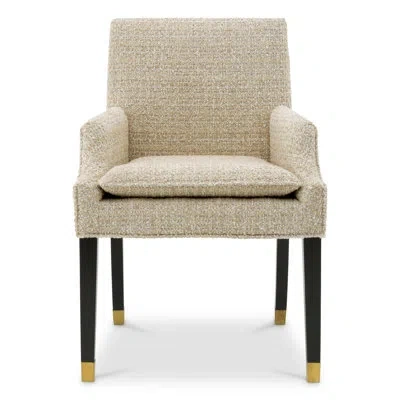 Eichholtz Dining Chair Clayton Winslow Chenille Beige In Neutral