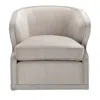 Eichholtz Dorset Swivel Chair In Pebble Grey