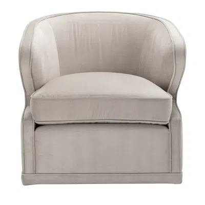 Eichholtz Dorset Swivel Chair In Pebble Grey