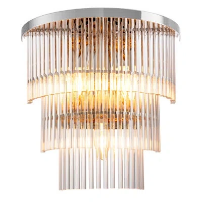 Eichholtz East Wall Lamp In Silver