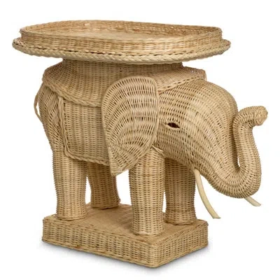 Eichholtz Elephant Tray Top End Table In Neutral