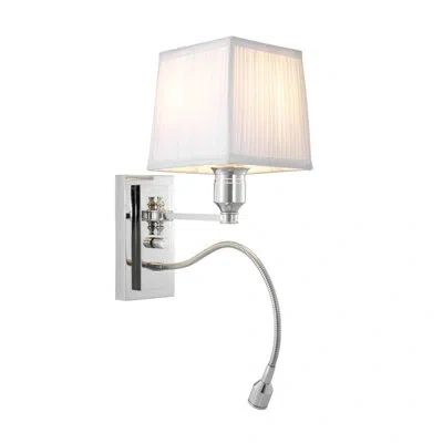 Eichholtz Ellington Wall Lamp In Silver