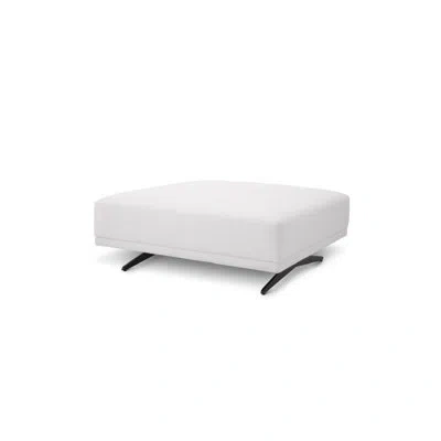 Eichholtz Endless Ottoman In White Polyester Blend