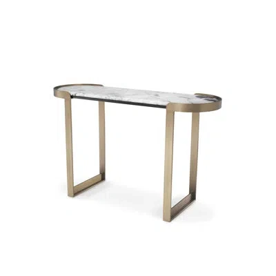 Eichholtz Fabio 47" Console Table In Gold;white
