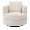 Eichholtz Felix Swivel Chair In Boucle Cream