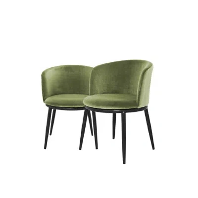 Eichholtz Filmore Dining Chairs (2) In Light Green