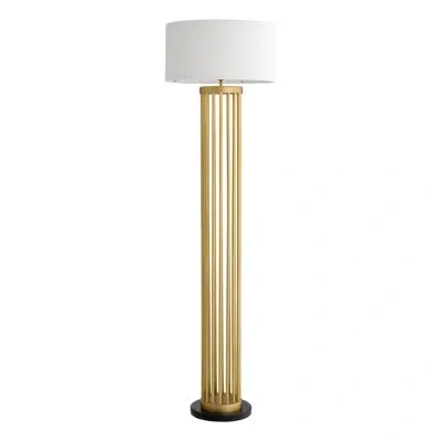 Eichholtz Floor Lamp Condo In Antique Brass,black