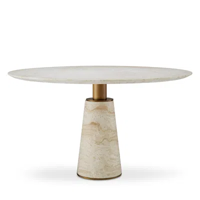 Eichholtz Genova Round Dining Table In White