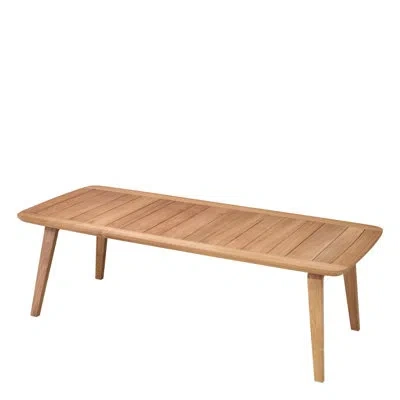 Eichholtz Glover Rectangular 96.46'' L X 43.31'' W Outdoor Dining Table In Natural