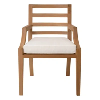 Eichholtz Hera Outdoor Dining Armchair With Cushion In Natural