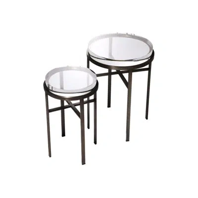 Eichholtz Hoxton Side Tables In Bronze