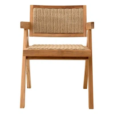 Eichholtz Kristo Outdoor Dining Chair In Natural