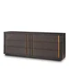 Eichholtz Large Modesto Dresser In Mocha Oak