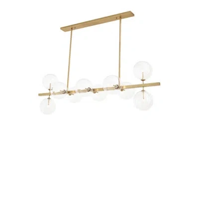 Eichholtz Largo 10-light Chandelier In Antique Brass