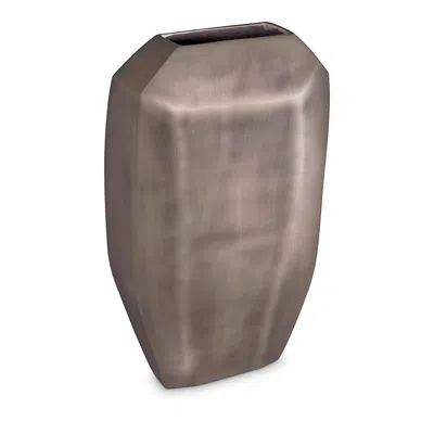 Eichholtz Linos Vase, Large In Nickel
