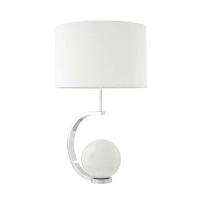 Eichholtz Luigi Table Lamp In Silver,white