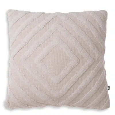 Eichholtz Magan Geometric Cotton Throw Pillow Cover & Insert In Off-white