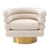 Eichholtz Maguire Swivel Chair In Boucle Cream