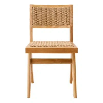 Eichholtz Niclas Outdoor Dining Side Chair In Natural;natural