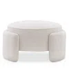 Eichholtz Ortega Stool In Lyssa Off-white