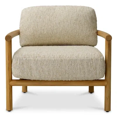 Eichholtz Outdoor Chair Ombria Natural Teak Arden Natural In Brown