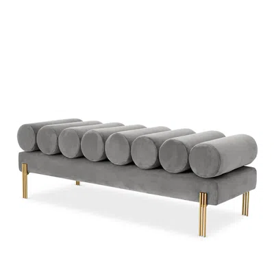 Eichholtz Oxley Bench In Gray