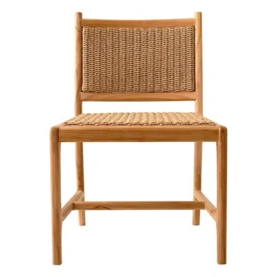 Eichholtz Pivetti Outdoor Dining Side Chair In Natural