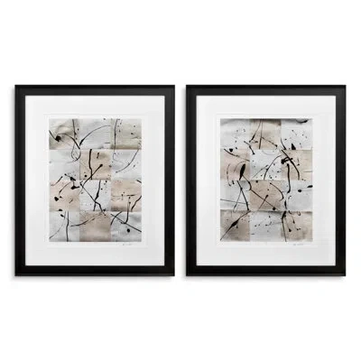 Eichholtz Print Ink Casting By Michael Willett Set Of 2 In Multi