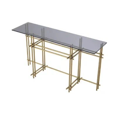 Eichholtz Quinn Console Table In Brass