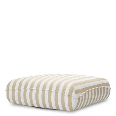Eichholtz Relax Acrylic Outdoor Ottoman In Neutral