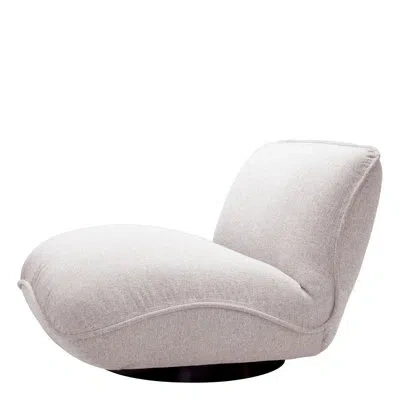 Eichholtz Relax Metal Outdoor Armless Lounge Chair In Black
