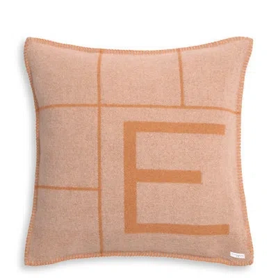Eichholtz Rhoda Wool Blend Throw Square Pillow Cover & Insert In Orange