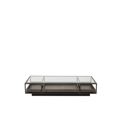 Eichholtz Roxton Coffee Table With Storage In Clear