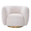Eichholtz Roxy Swivel Chair In Lyssa Off-white
