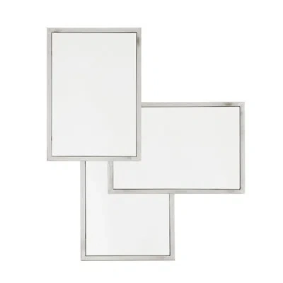 Eichholtz Sensation Trio Modern & Contemporary Beveled Accent Mirror In Silver