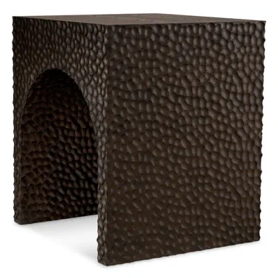 Eichholtz Side Table Caldera Ebony Oak Veneer In Brown