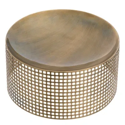 Eichholtz Sterling Handmade Metal Decorative Bowl In Brass;vintage Brass