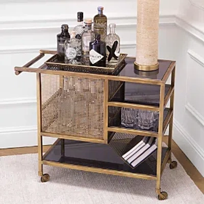 Eichholtz Sterling Trolley In Vintage Brass Finish