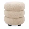 Eichholtz Stool Tulum In Brisbane Cream In Brisbane Cream
