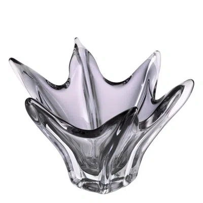 Eichholtz Sutter Handmade Glass Decorative Bowl In Gray