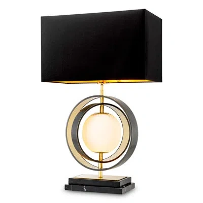 Eichholtz Table Lamp Pearl In Bronze,white,black,gold