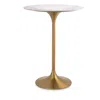 Eichholtz Tazio Bar Table In Brass/marble